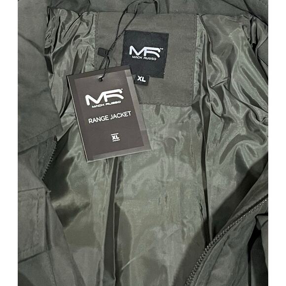 Mack Russo NWT Men's Range Jacket Front Zip and Snap Army Green XL - Picture 5 of 8